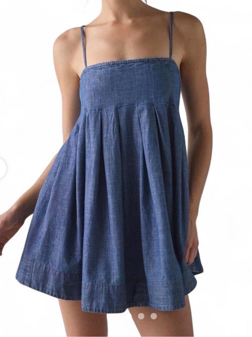 Kimchi Blue/Urban Outfitters Chambray Babydoll Mini size XS #1303
